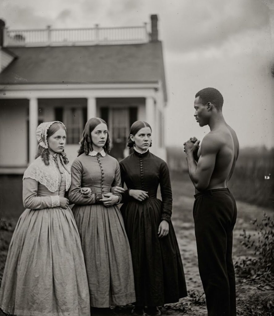 AC. Master Bred His Three Daughters with His Strongest Slave